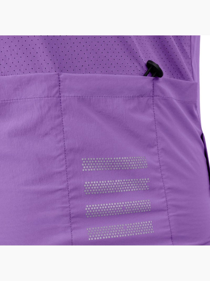 Gilet vélo coupe-vent ultraléger femme femme v2-w breeze Violet - Kiabi