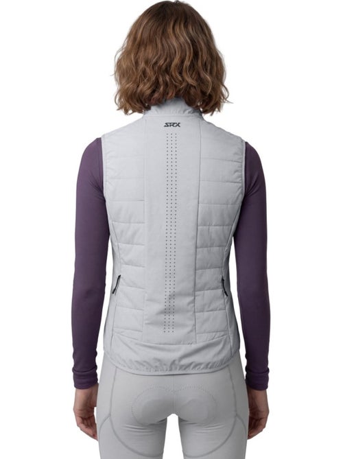 Gilet vélo thermique femme cyclisme femme srx ultra warm-w gray - Kiabi