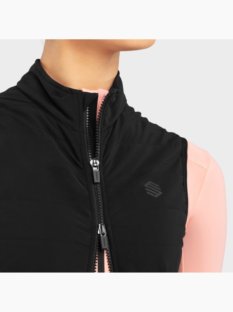 Gilet vélo thermique femme cyclisme femme srx ultra warm-w Noir - Kiabi