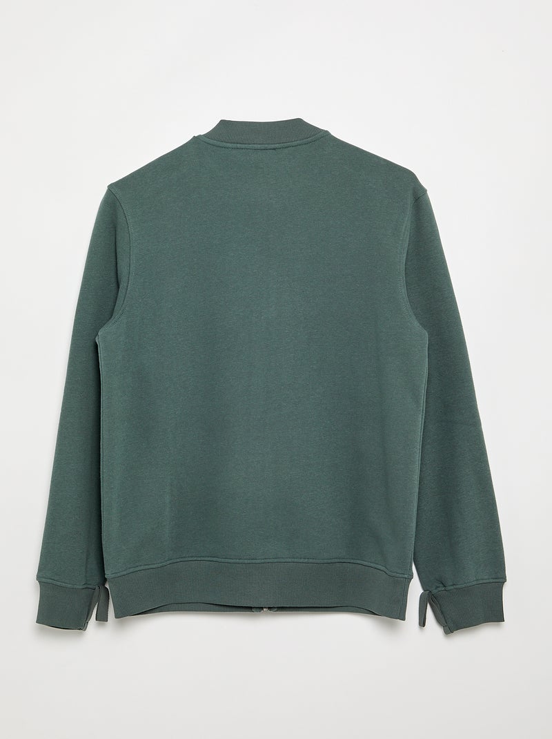 Gilet zippé - facile à enfiler Vert - Kiabi