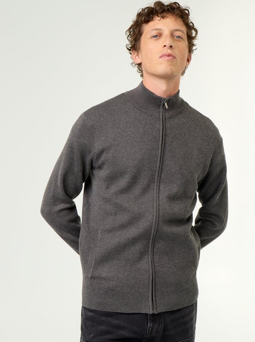 Gilet zippé à col montant - Kiabi Gilet zippé à col montant - Kiabi