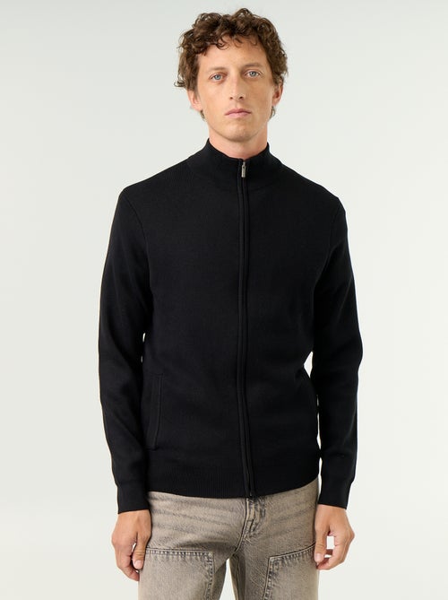 Gilet zippé à col montant - Kiabi Gilet zippé à col montant - Kiabi