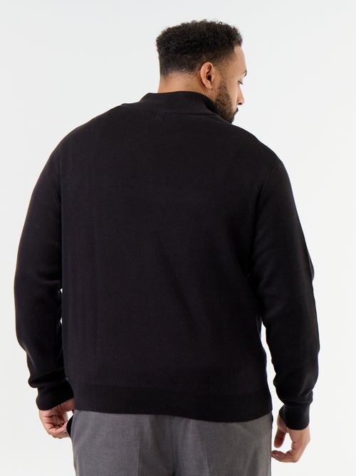 Gilet zippé à col montant - Kiabi