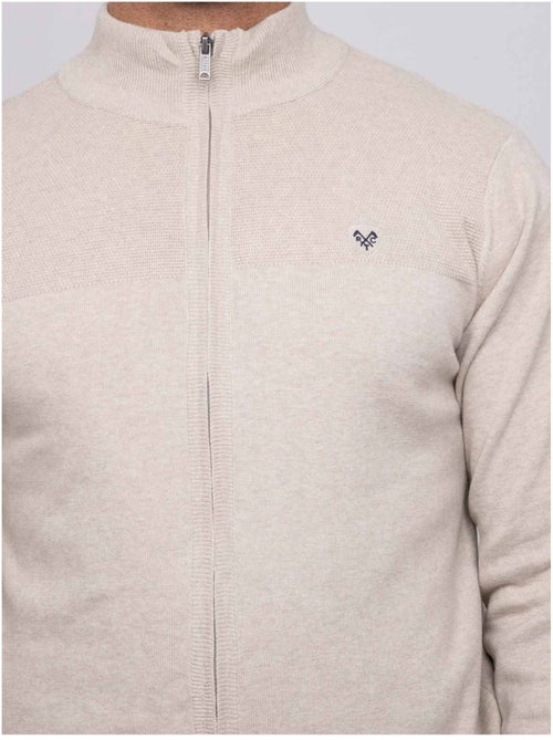 Gilet zippé amoulin - Kiabi