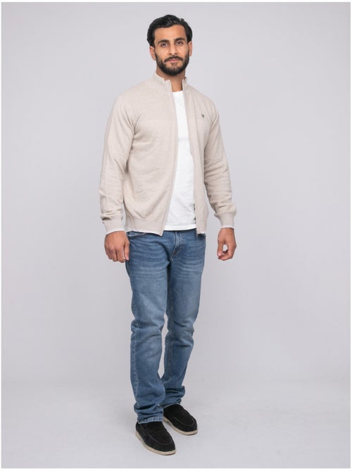 Gilet zippé amoulin - Kiabi