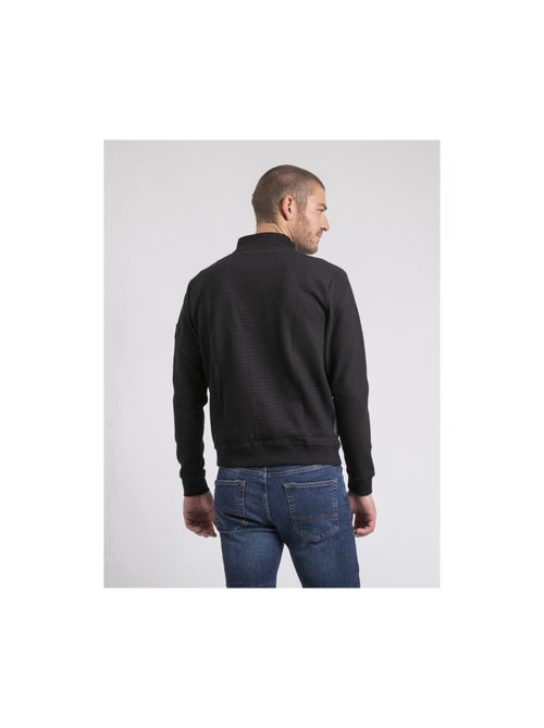 Gilet zippé col montant bi-matière wilofti - Kiabi Gilet zippé col montant bi-matière wilofti - Kiabi