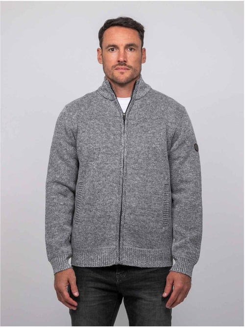 Gilet zippé col montant laporil - Kiabi