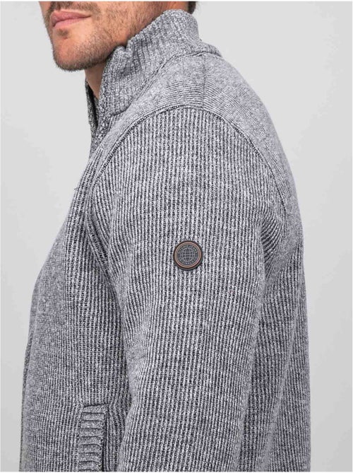 Gilet zippé col montant laporil - Kiabi