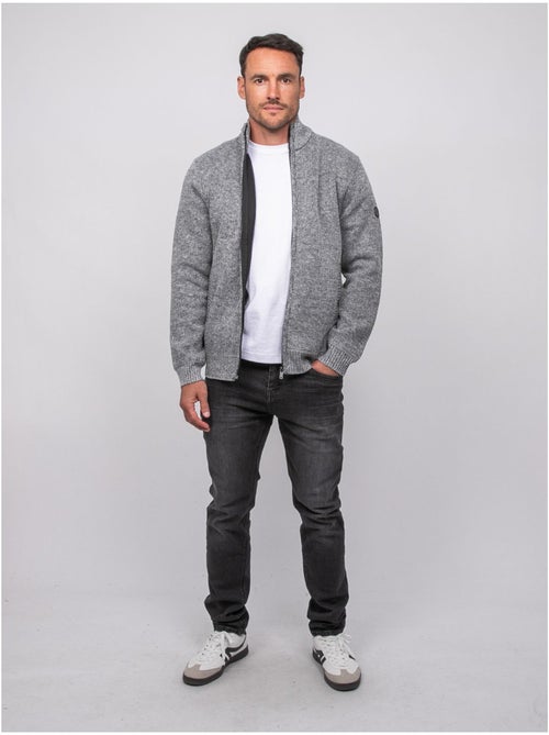 Gilet zippé col montant laporil - Kiabi