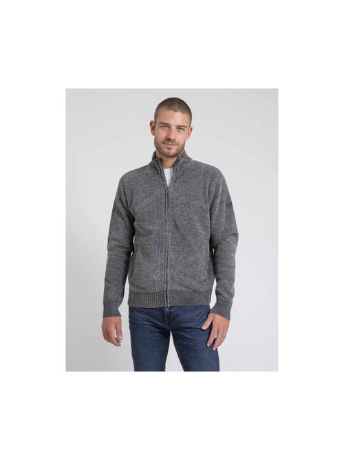 Gilet zippé col montant lygale - Kiabi