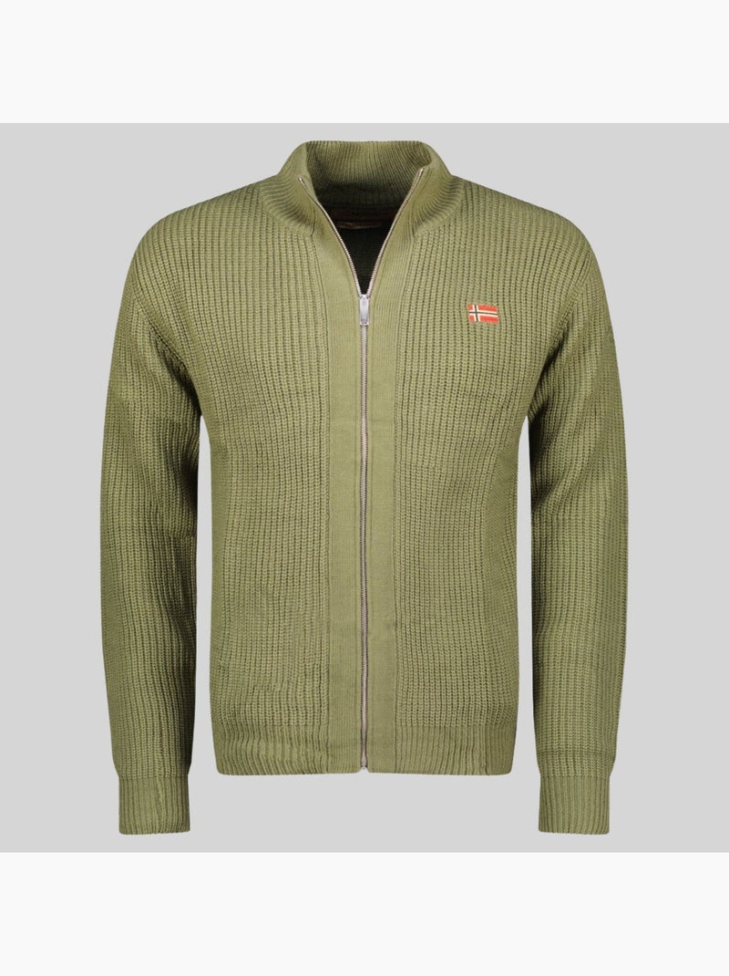 Gilet zippé flexible – geographical norway Vert olive - Kiabi