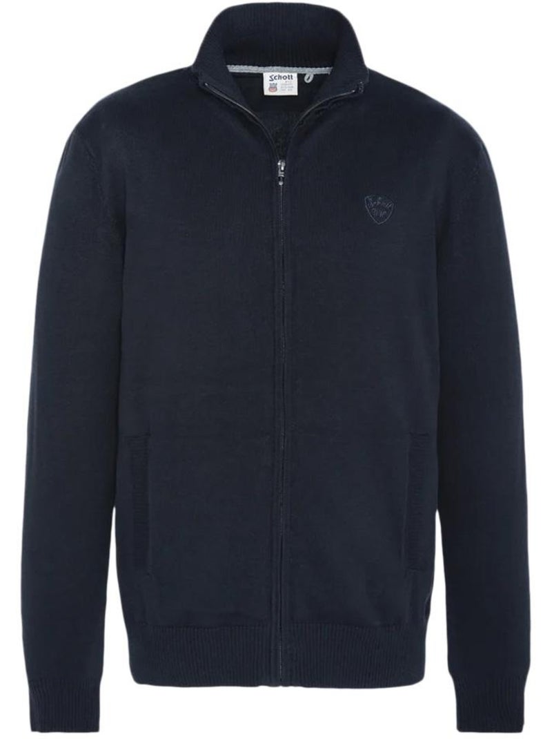 Gilet Zippé Homme Schott Bleu marine - Kiabi