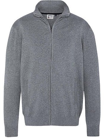 Gilet Zippé Homme Schott