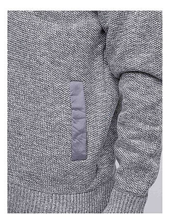 Gilet zippé lamille