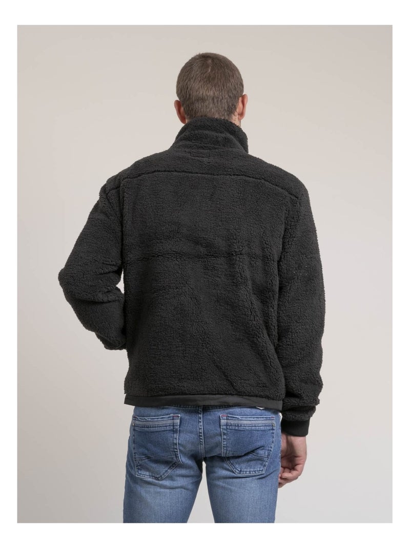 Gilet zippé polaire zamaska Noir - Kiabi