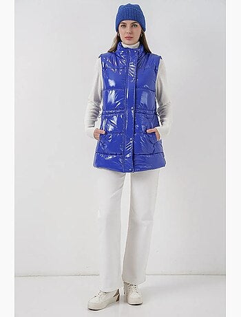 Gilet zippé texturé avec col de veste bdart