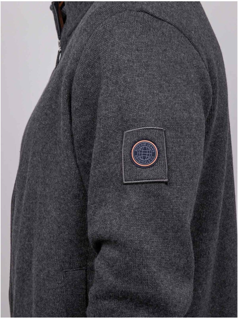 Gilet zippé wiropax gris anthracite - Kiabi