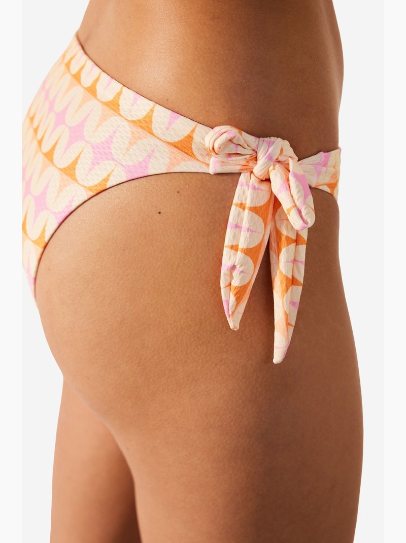 Gina brazilian bikinibroekje met dessin penti Roze - Kiabi