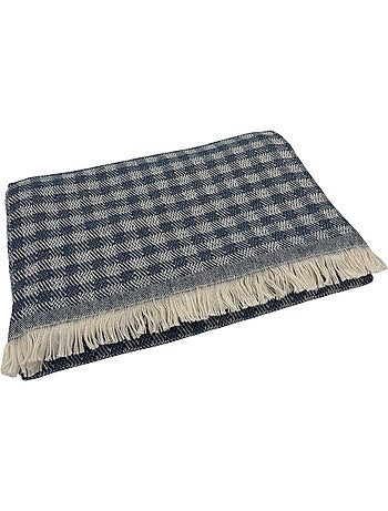 Gingham katoenen jacquard deken