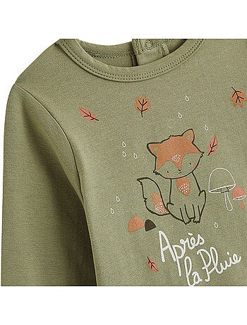 Ginkgo 2-pack baby t-shirts met lange mouwen