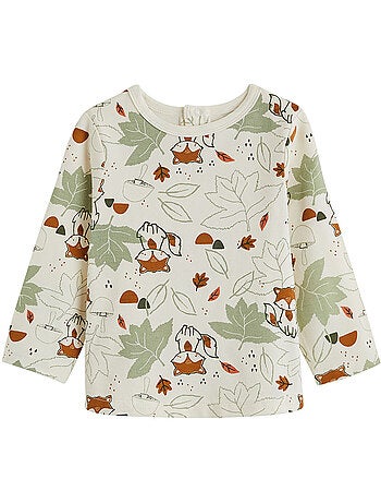 Ginkgo 2-pack baby t-shirts met lange mouwen