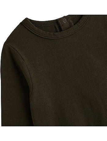 Ginkgo fleece babyoveralls en t-shirt set