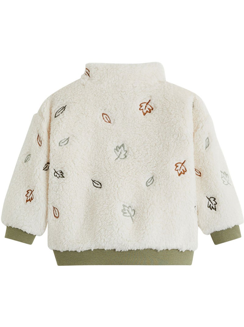 Ginkgo sherpa babytrui Ecru - Kiabi