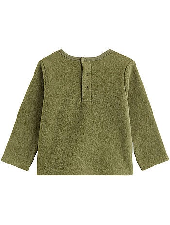 Ginkgo tweedelige fleece kinderpyjama