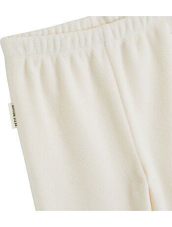 Ginkgo tweedelige fleece kinderpyjama