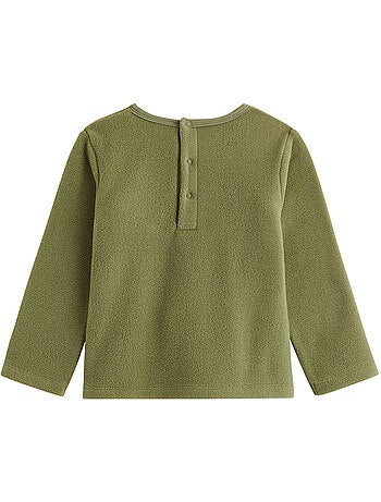 Ginkgo tweedelige fleece kinderpyjama