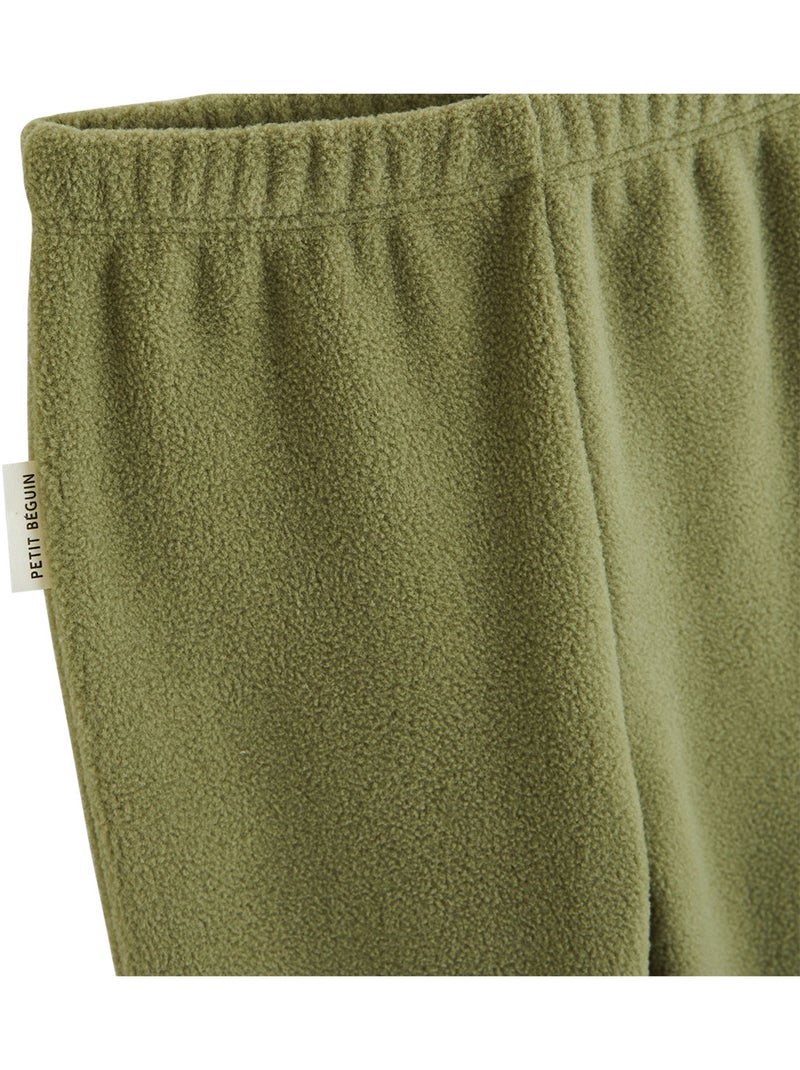 Ginkgo tweedelige fleece kinderpyjama Groen - Kiabi