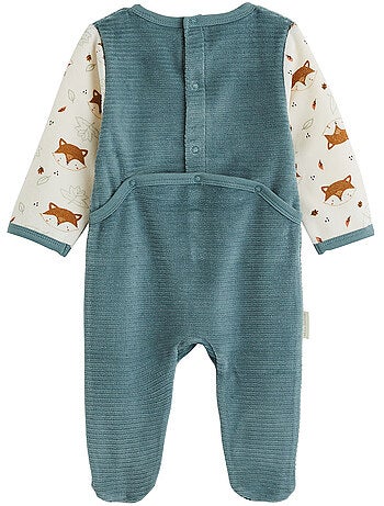 Ginkgo velours babypyjama