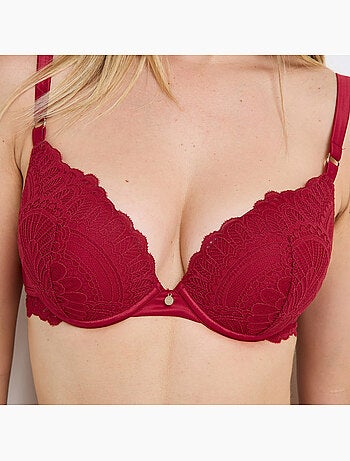 Gladys beha vormgevend push-up rood