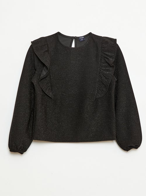 Glanzend T-shirt met lange mouwen - Kiabi
