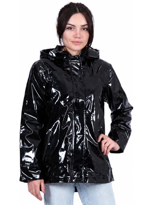 Glanzende regenjas voor dames 'breizh ocean', regenjas voor dames - Kiabi Glanzende regenjas voor dames 'breizh ocean', regenjas voor dames - Kiabi