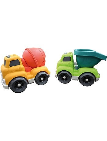 Glijdende auto's - set zwaar materieel voertuigen 18*11*13cm (2 pieces)
