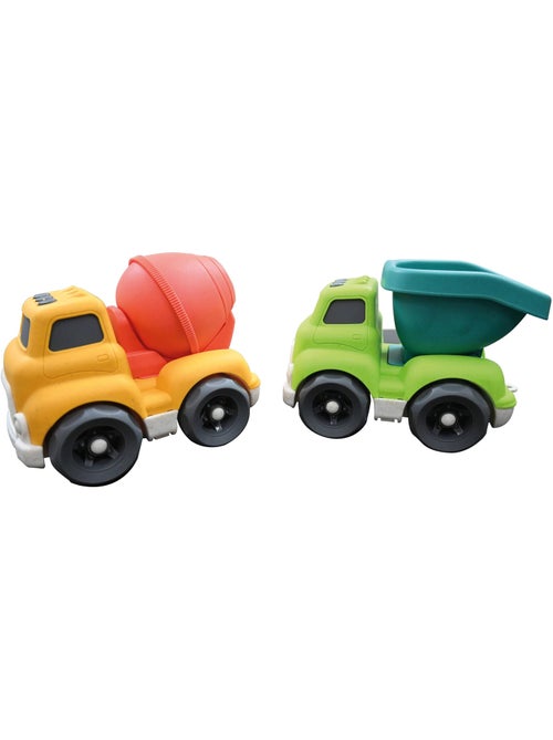 Glijdende auto's - set zwaar materieel voertuigen 18*11*13cm (2 pieces) - Kiabi Glijdende auto's - set zwaar materieel voertuigen 18*11*13cm (2 pieces) - Kiabi