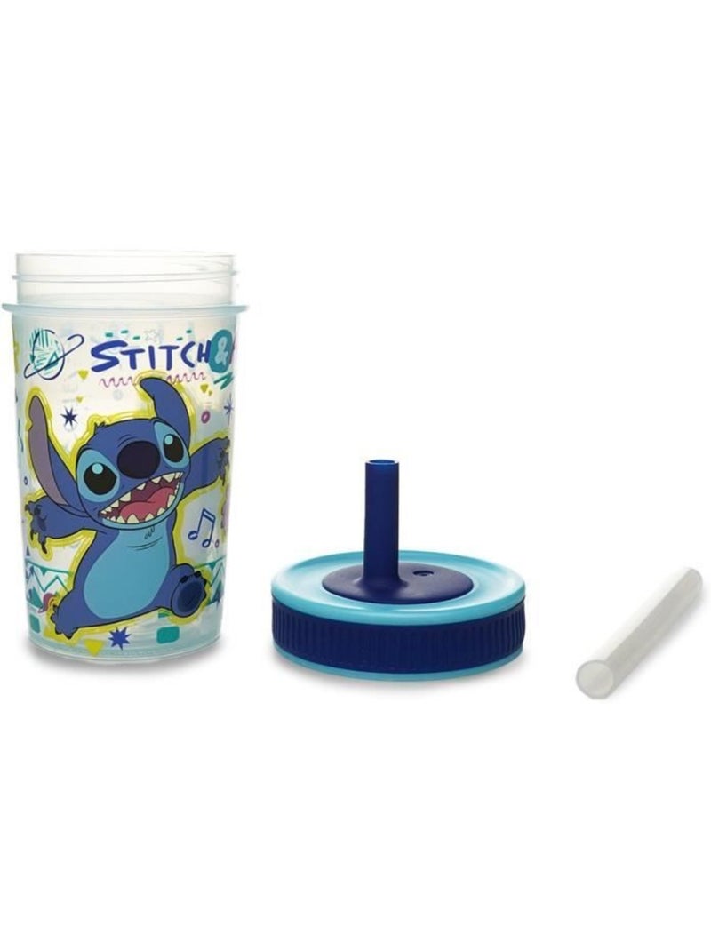 Gobelet à paille - thermobaby - lilo & stitch - 420 ml - anti-fuite - sans bpa Bleu - Kiabi