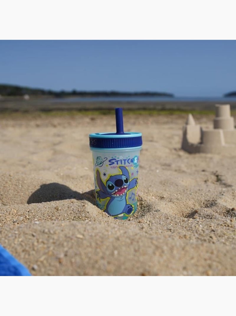 Gobelet à paille - thermobaby - lilo & stitch - 420 ml - anti-fuite - sans bpa Bleu - Kiabi
