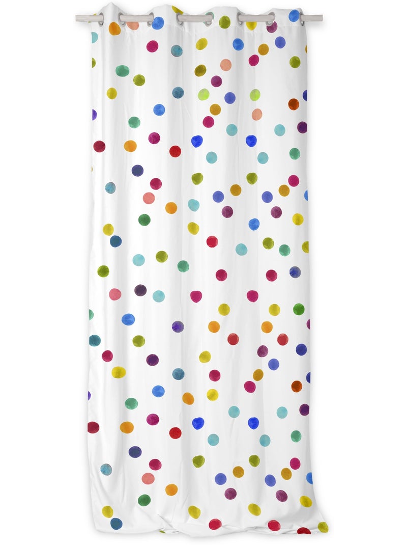 Gordijn Confetti "Happyfriday" Multicolor - Kiabi