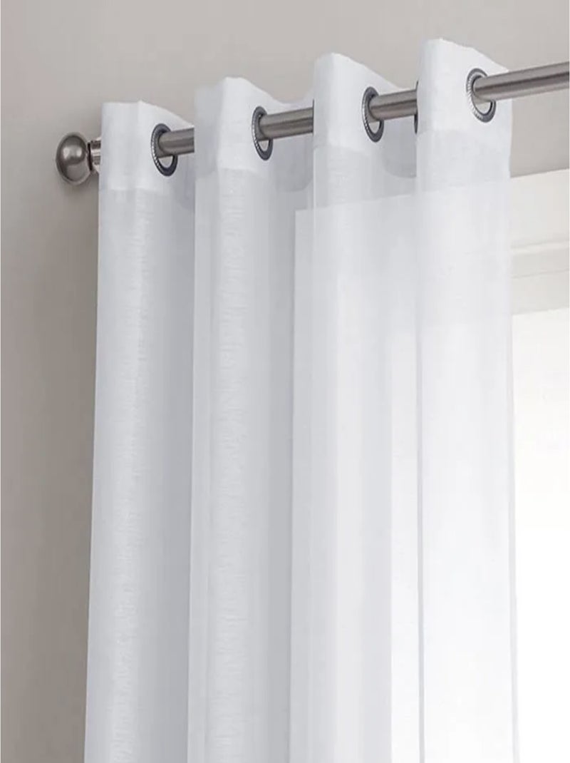 Gordijn PROMO LINGE Wit - Kiabi