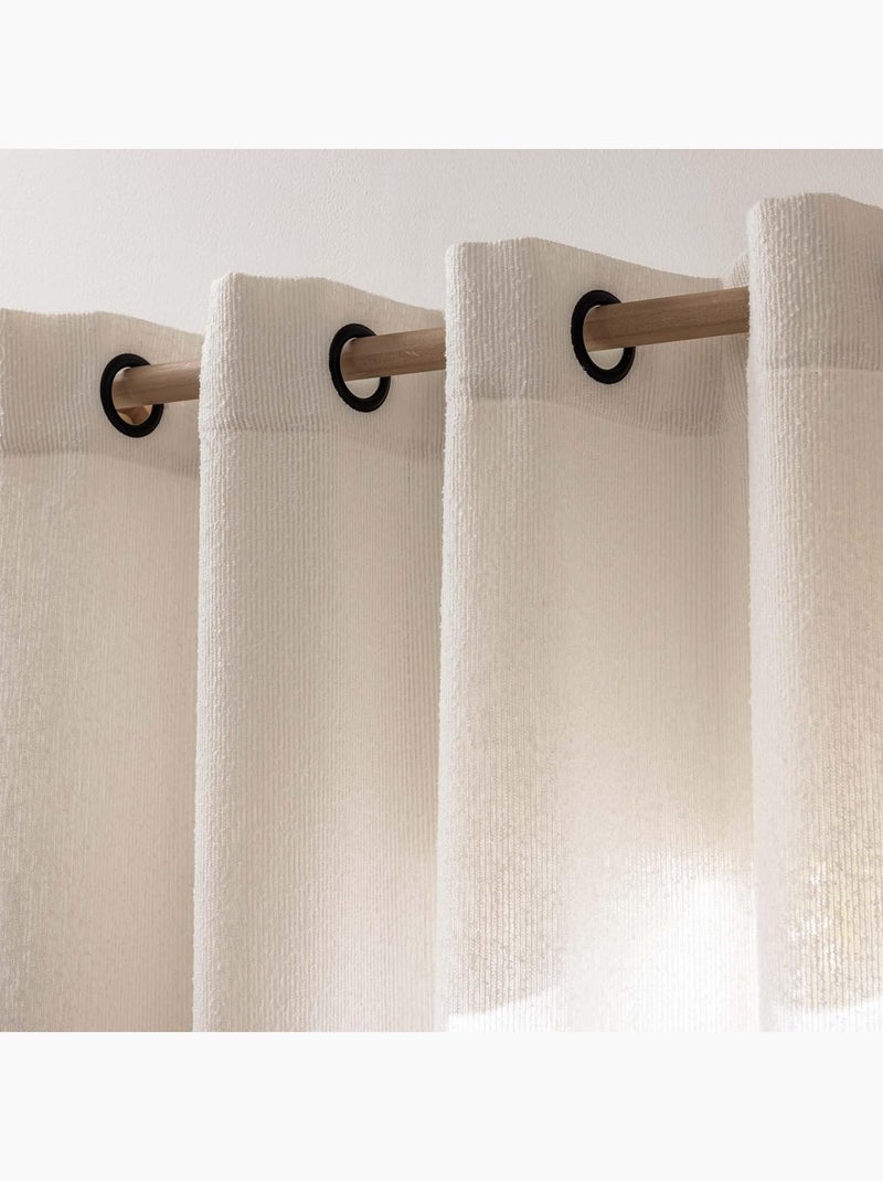 Gordijn van polyester cody douceur d'intérieur Beige - Kiabi