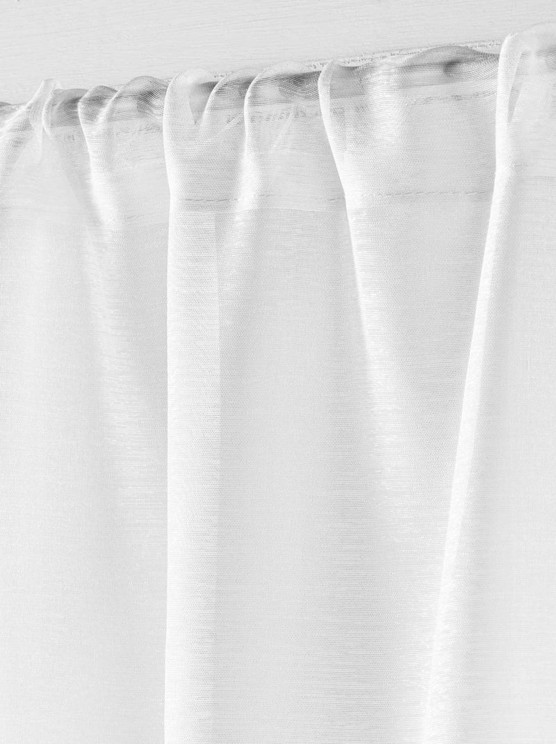 Gordijn van Polyester LISSEA Douceur d'Intérieur Wit - Kiabi