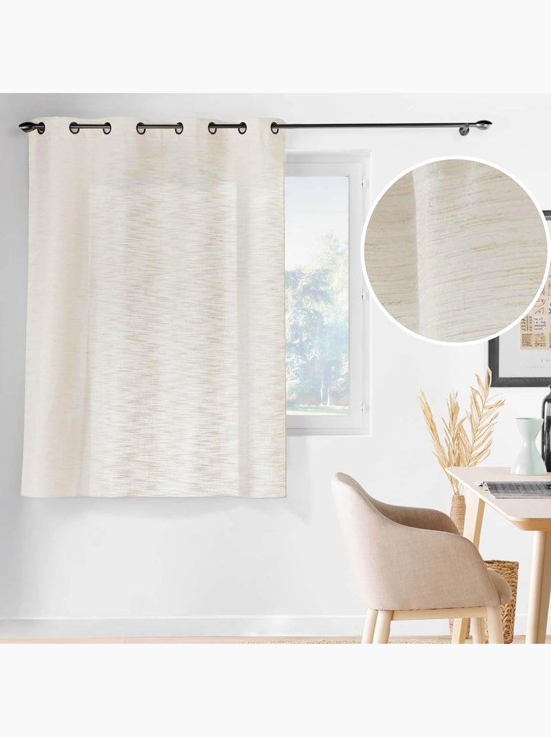 Gordijn van Polyester Nando Douceur d'Intérieur Beige - Kiabi