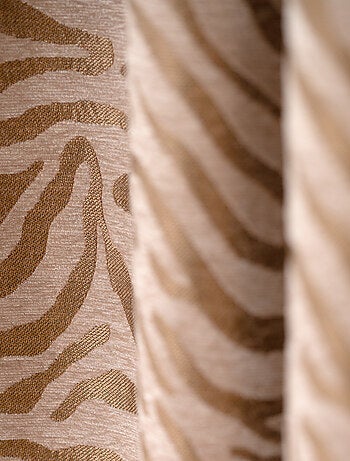 Gordijn zebra chenille stof