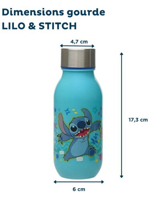 Gourde - thermobaby - lilo & stitch - 430 ml - bleu - Kiabi
