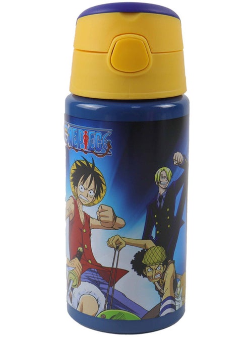 Gourde aluminium 'One Piece' 50 cl avec paille – Vamos - Kiabi