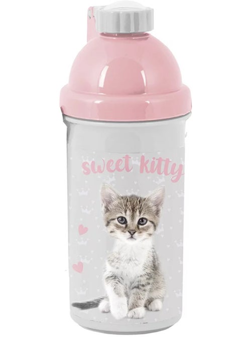 Gourde enfant en plastique motif chat 'Sweet Kitty' – 18 cm - Kiabi Gourde enfant en plastique motif chat 'Sweet Kitty' – 18 cm - Kiabi