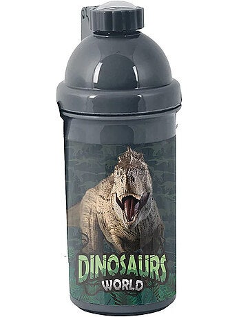 Gourde enfant en plastique t-rex 'dinosaures world' 18 cm –