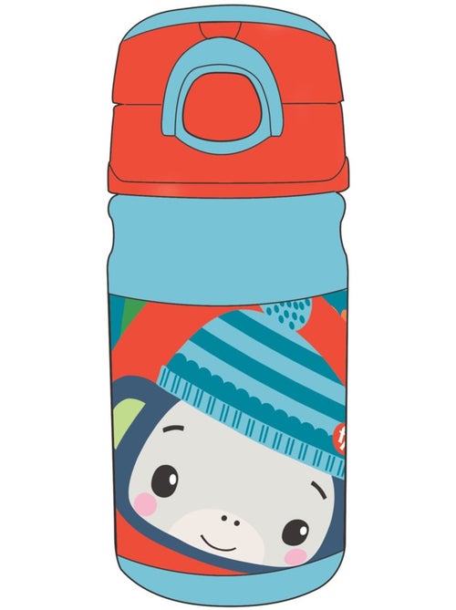Gourde enfant Fisher-Price 350 ml à paille et clip de sécurité - bleu - Kiabi Gourde enfant Fisher-Price 350 ml à paille et clip de sécurité - bleu - Kiabi